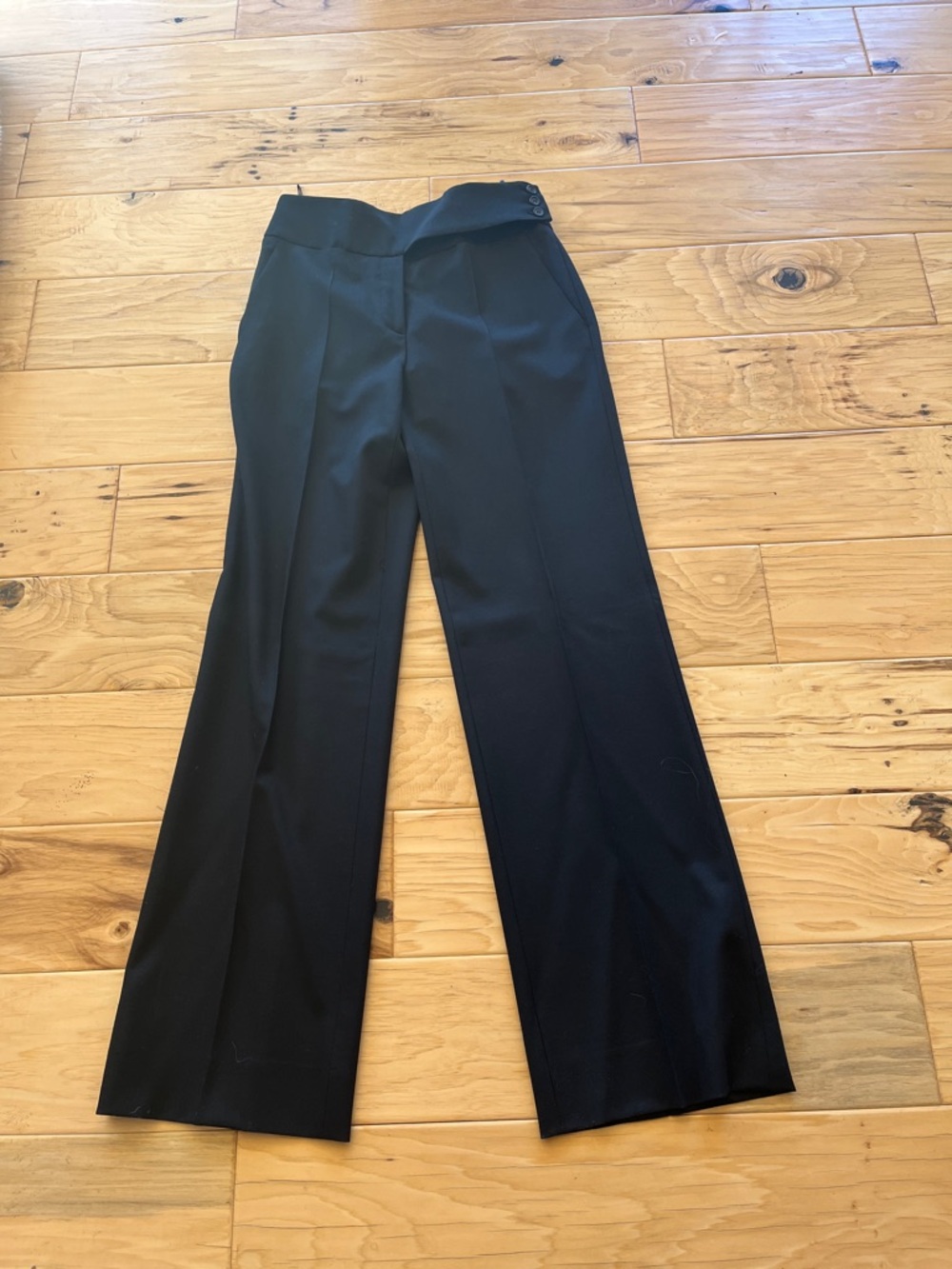 Prada Black Tailored Trousers US 10